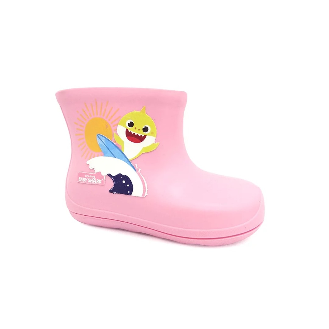Galocha Grendene Baby Shark Splash Menina 22538 Rosa