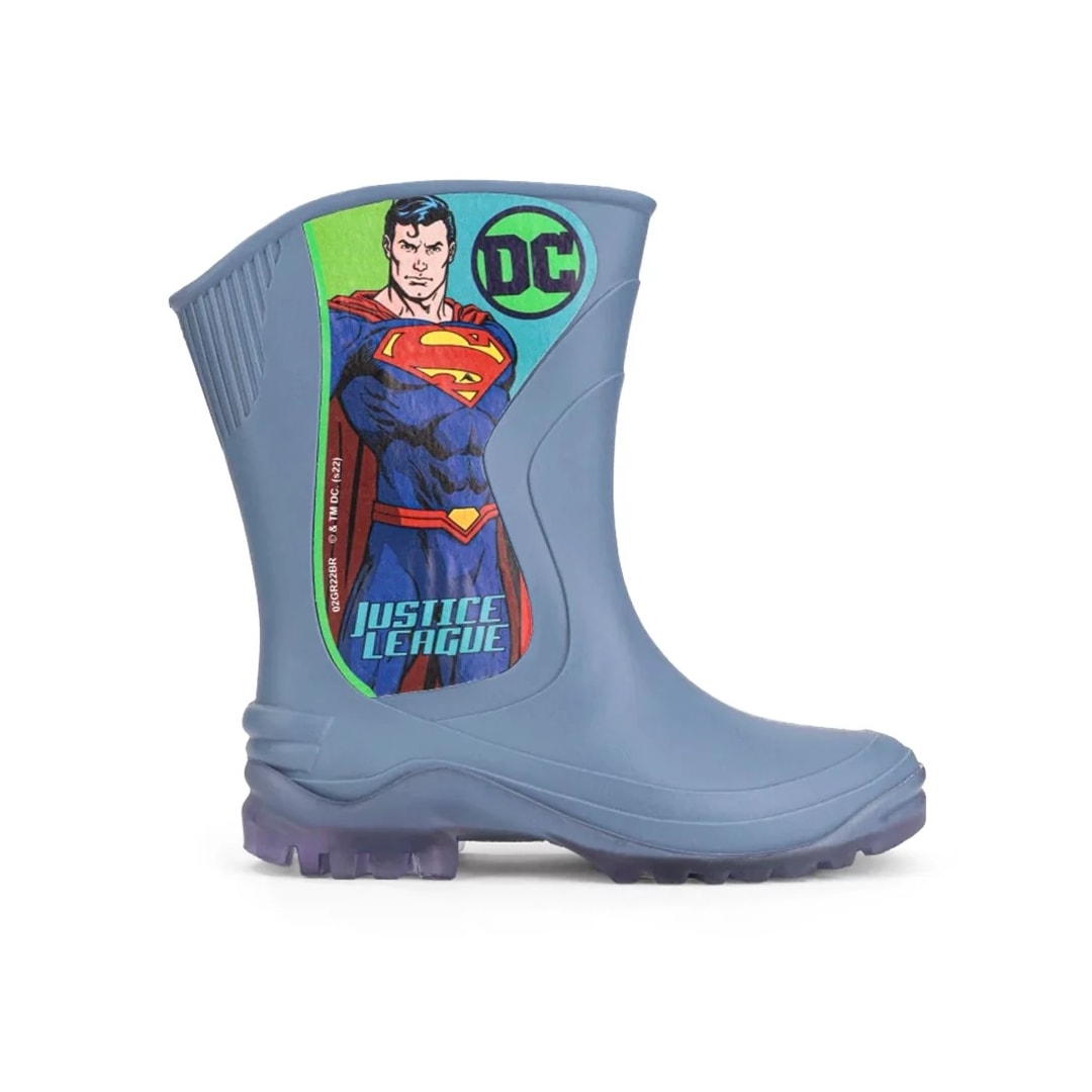 Galocha Grendene Liga da Justiça Brave Menino 22705 Azul