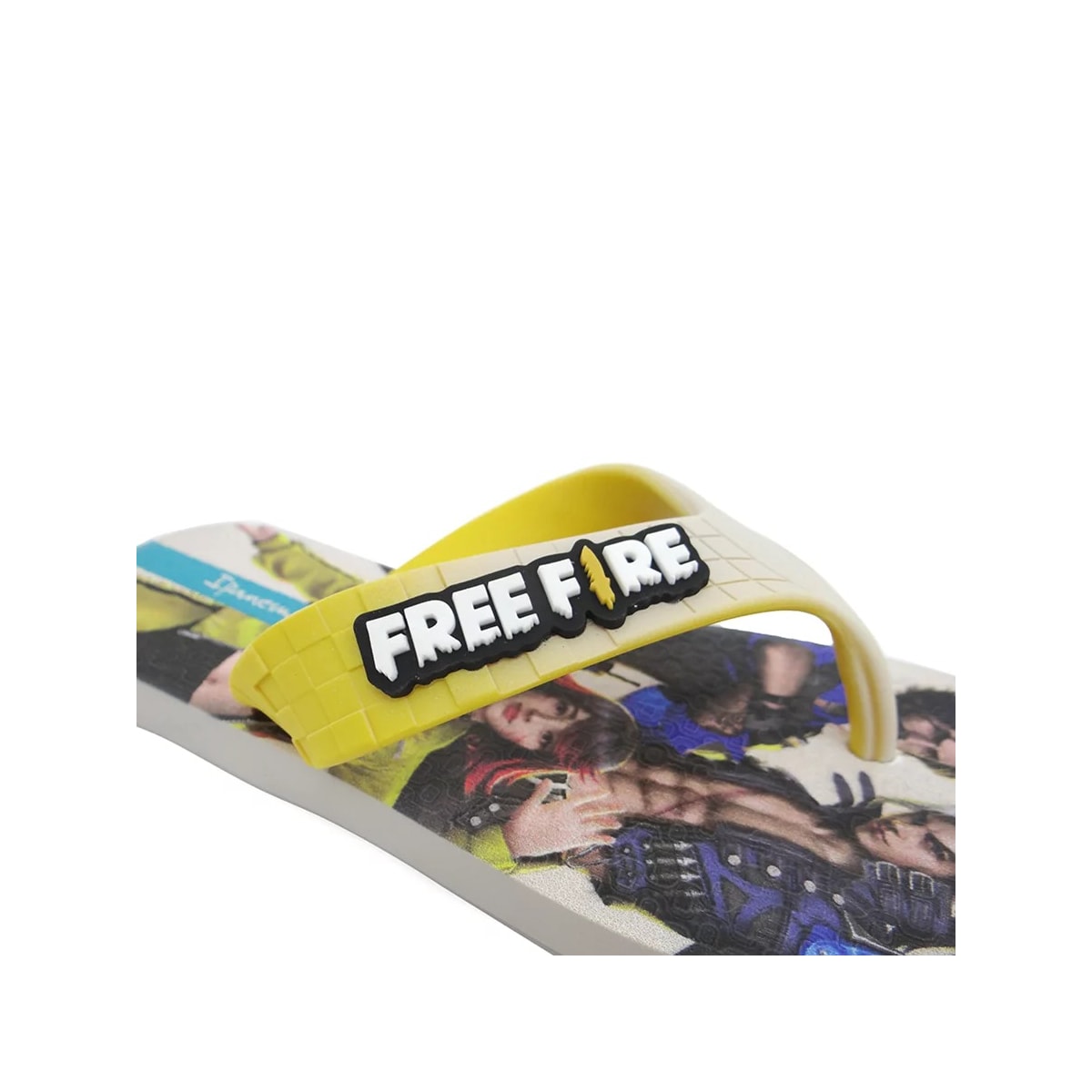 Grendene Free Fire Chinelo Ipanema 26966 Bege/Amarelo Grendene Free Fire Chinelo Ipanema 26966 Bege/Amarelo