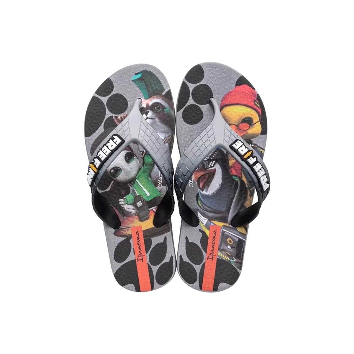 Grendene Free Fire Chinelo Ipanema 26966 Cinza/Preto Grendene Free Fire Chinelo Ipanema 26966 Cinza/Preto