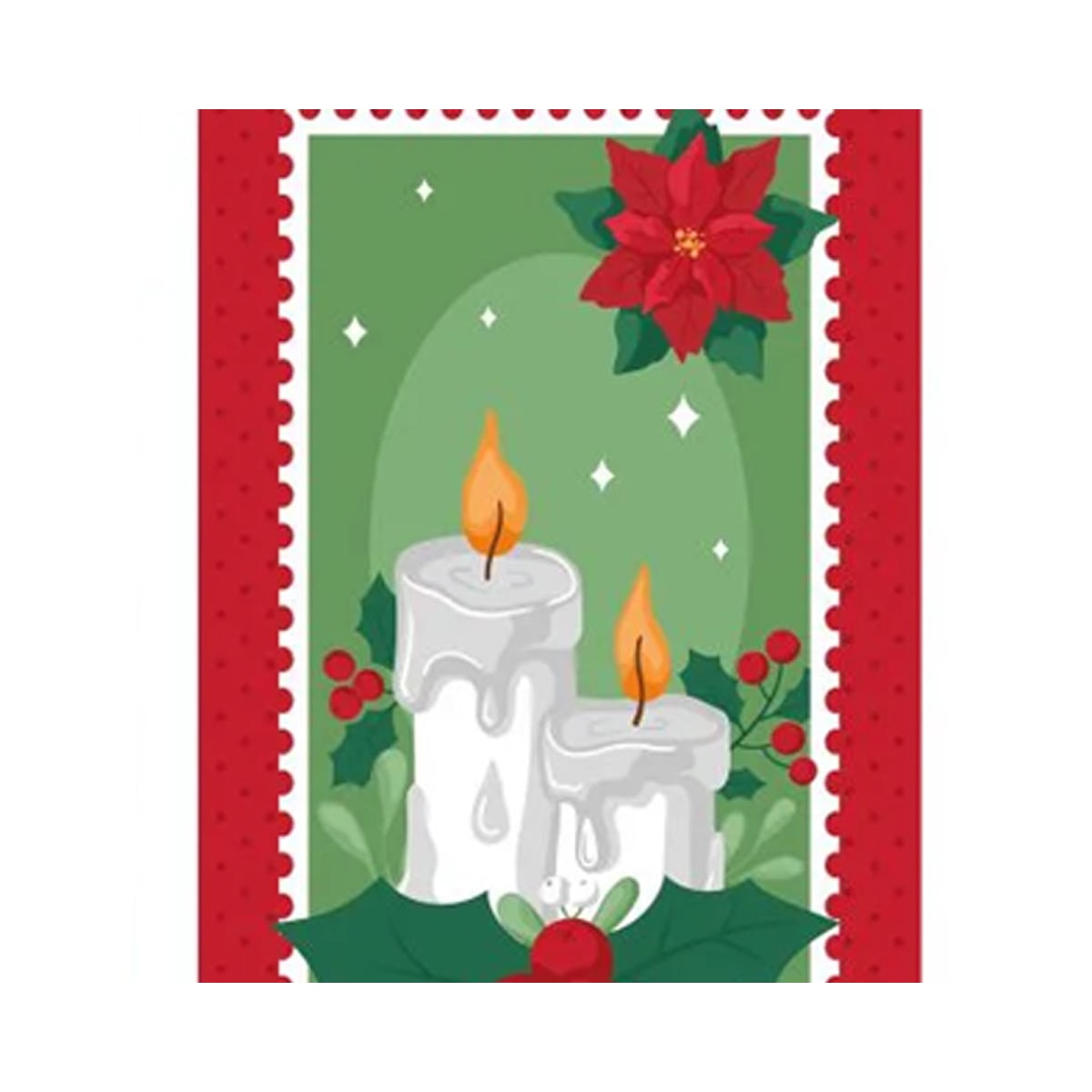 Guardanapo Lepper De Natal 7739 Natal/Velas Guardanapo Lepper De Natal 7739 Natal/Velas