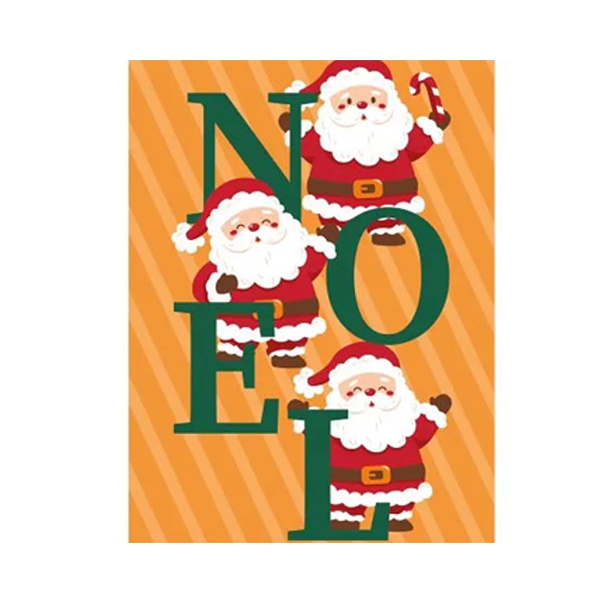 Guardanapo Lepper De Natal 7739 Papai Noel/Laranja