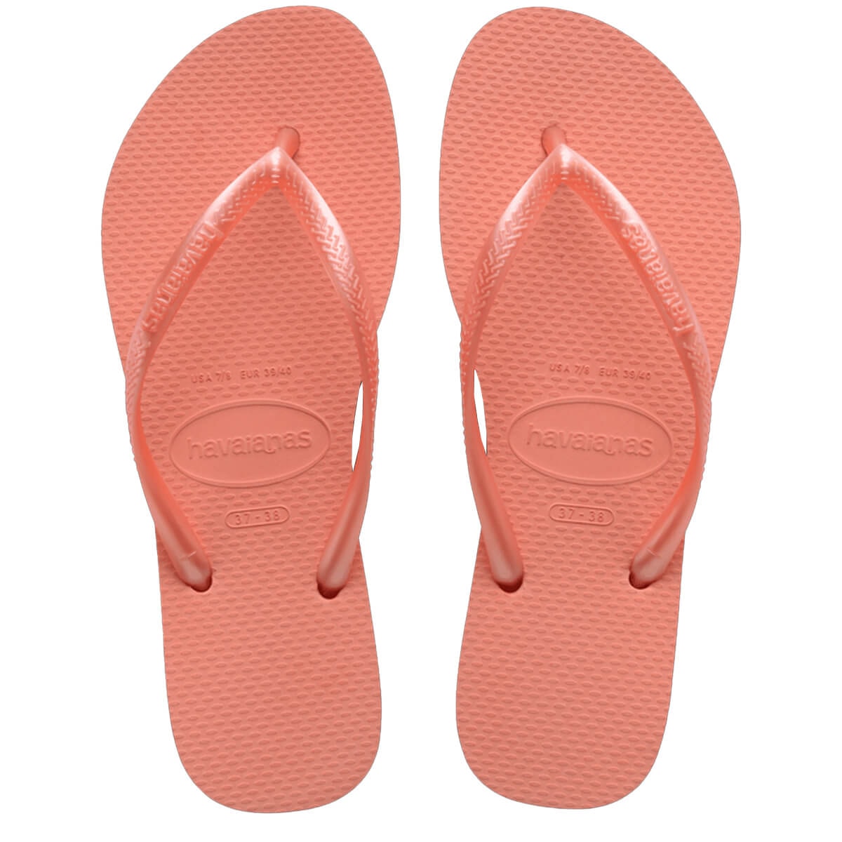 Havaianas Chinelo De Dedo Slim Rosa Peach Havaianas Chinelo De Dedo Slim Rosa Peach