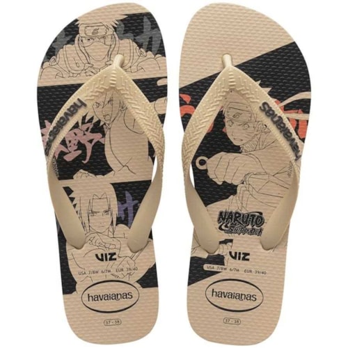 Havaianas Chinelo Masculino Top Naruto Areia