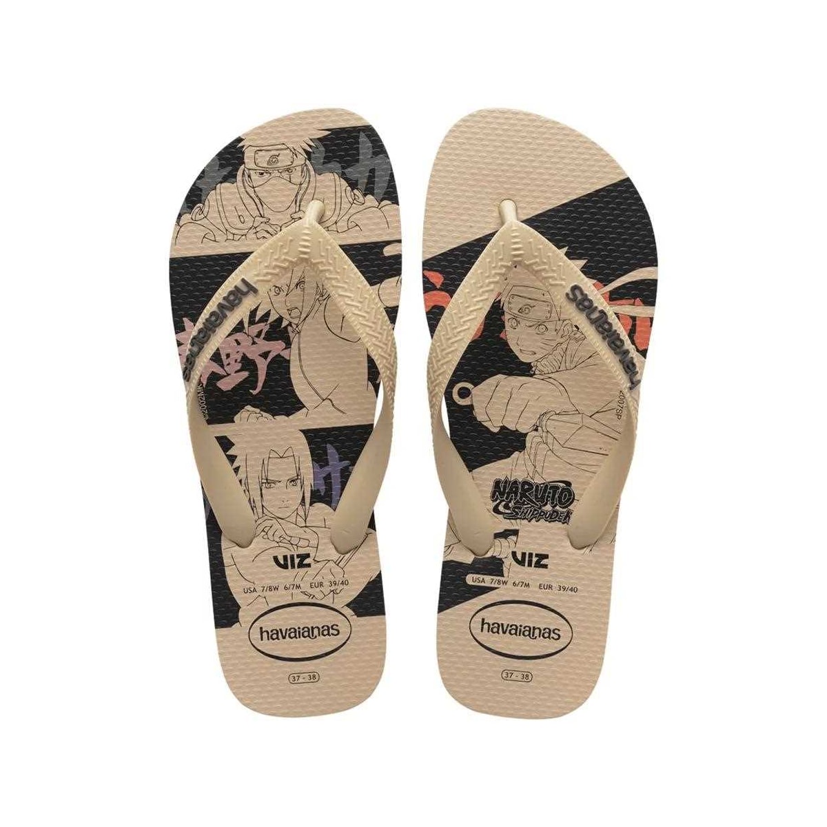 Havaianas Chinelo Masculino Top Naruto Areia Havaianas Chinelo Masculino Top Naruto Areia