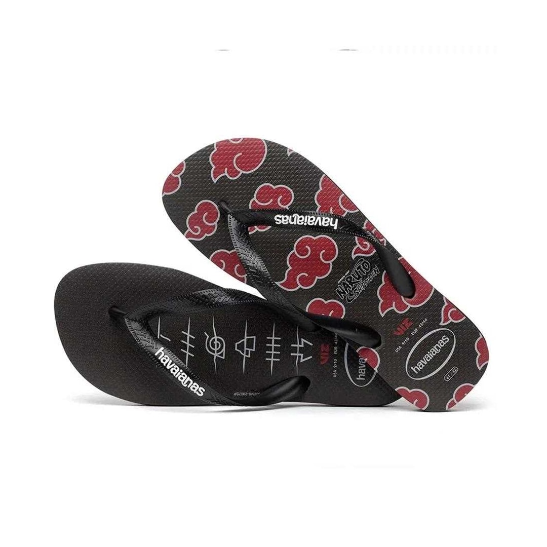 Havaianas Chinelo Masculino Top Naruto Preto