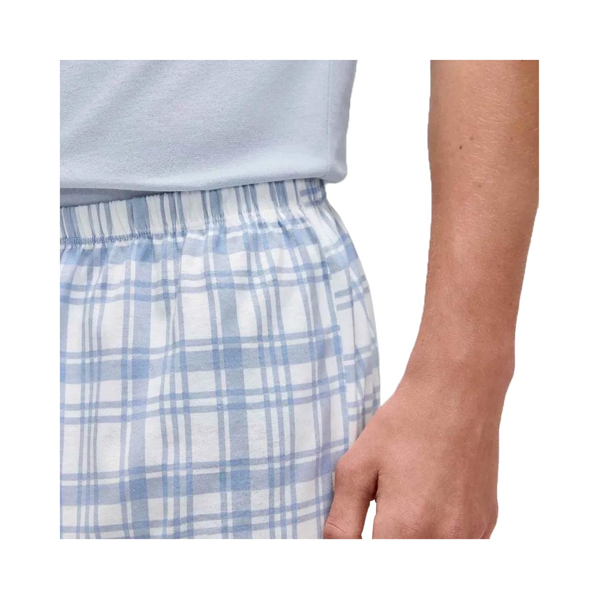 Hering Pijama De Verao Meia Manga 76Wx Azul Claro Hering Pijama De Verao Meia Manga 76Wx Azul Claro