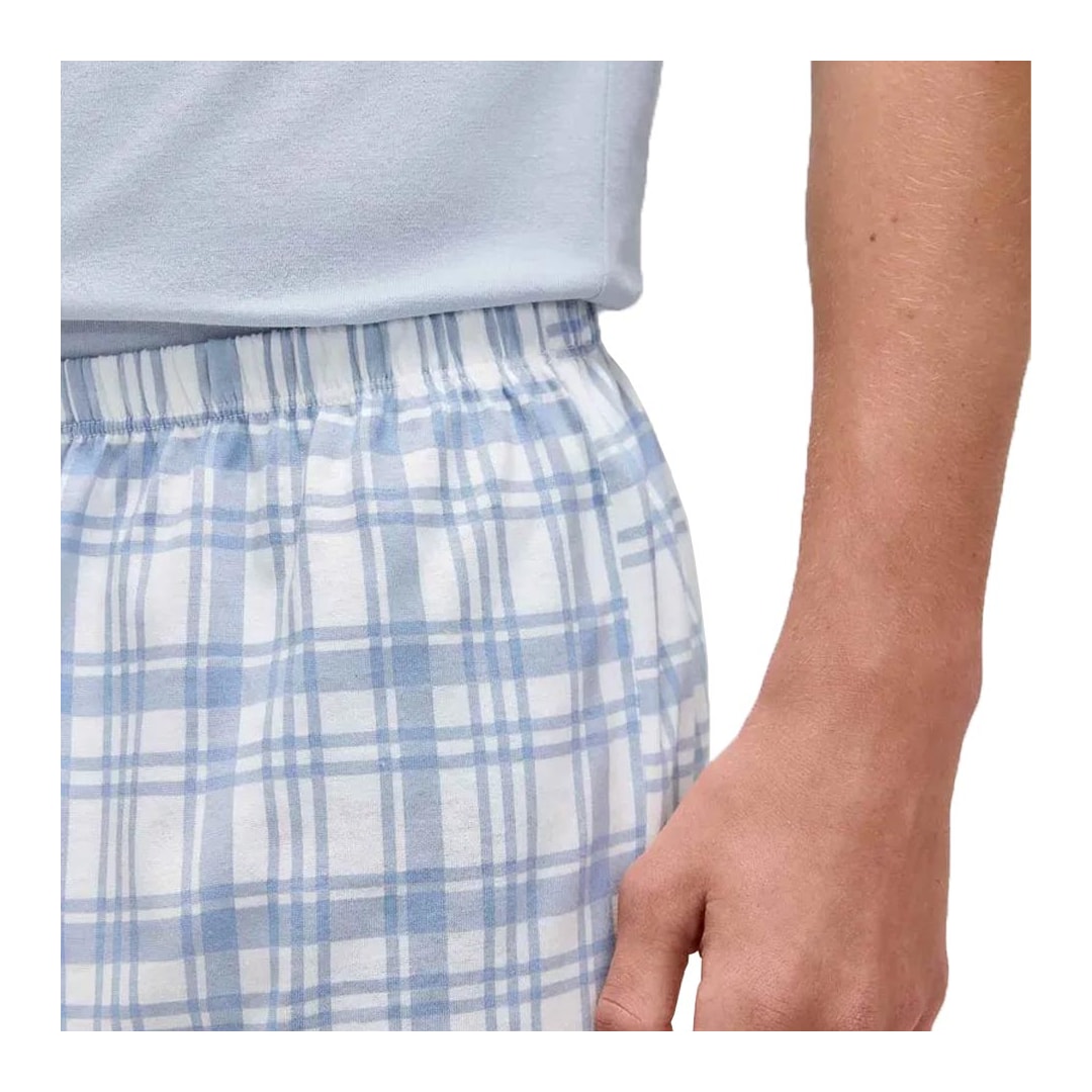 Hering Pijama De Verao Meia Manga 76Wx Azul Claro