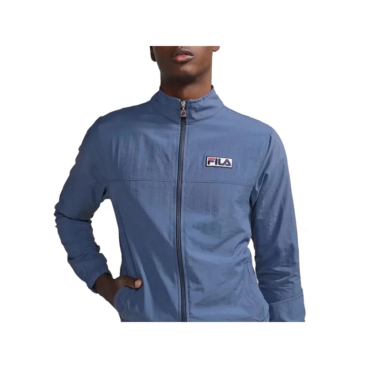 Jaqueta Fila Masculina Essencial F11l116 Azul Denim Jaqueta Fila Masculina Essencial F11l116 Azul Denim