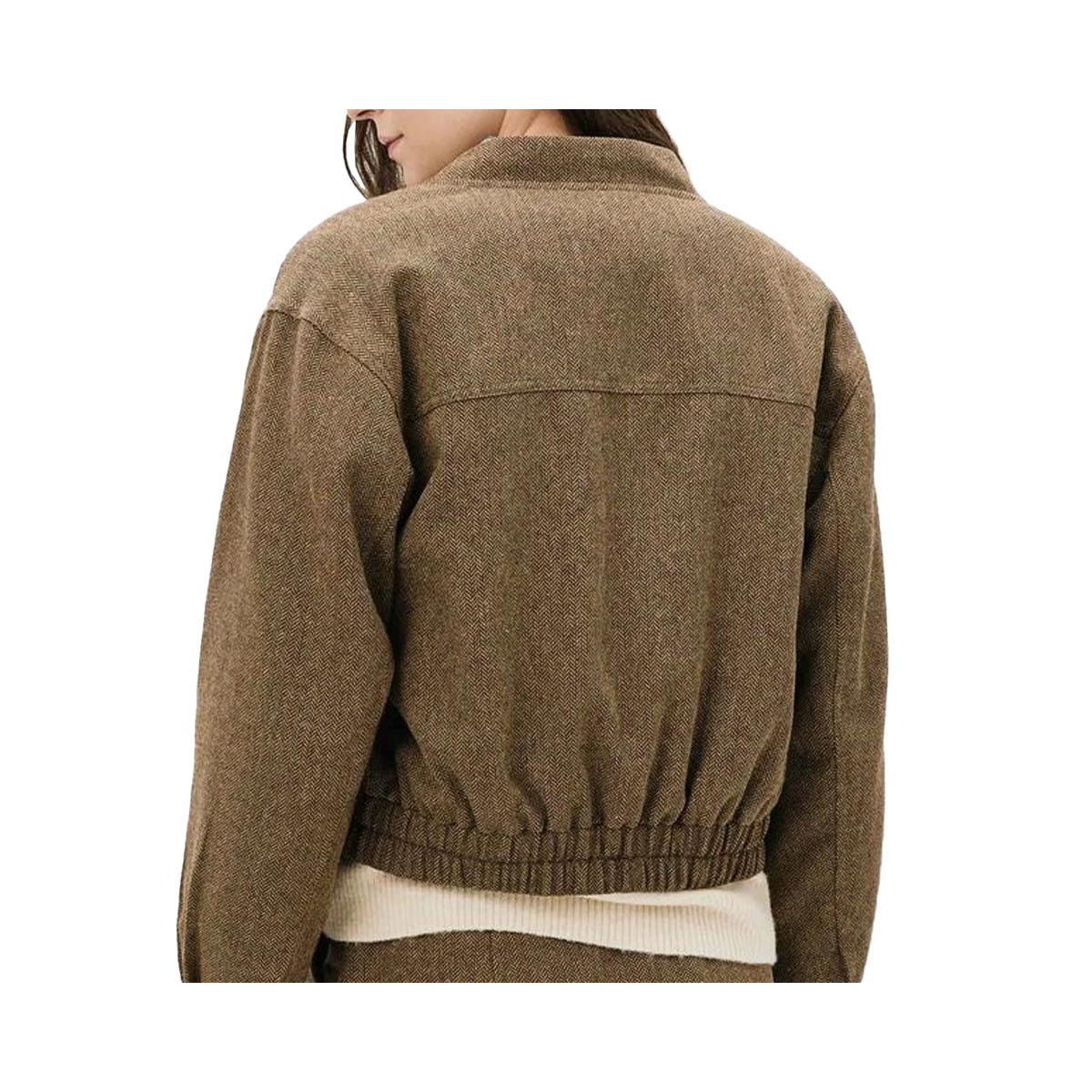 Jaqueta Hering Sarja Feminina K6cp Cafe/Castor Jaqueta Hering Sarja Feminina K6cp Cafe/Castor