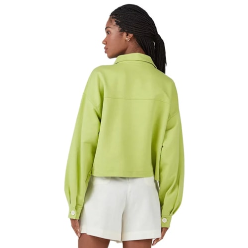 Detalhe - Jaqueta Malwee Moletinho Feminina 106289 Lima