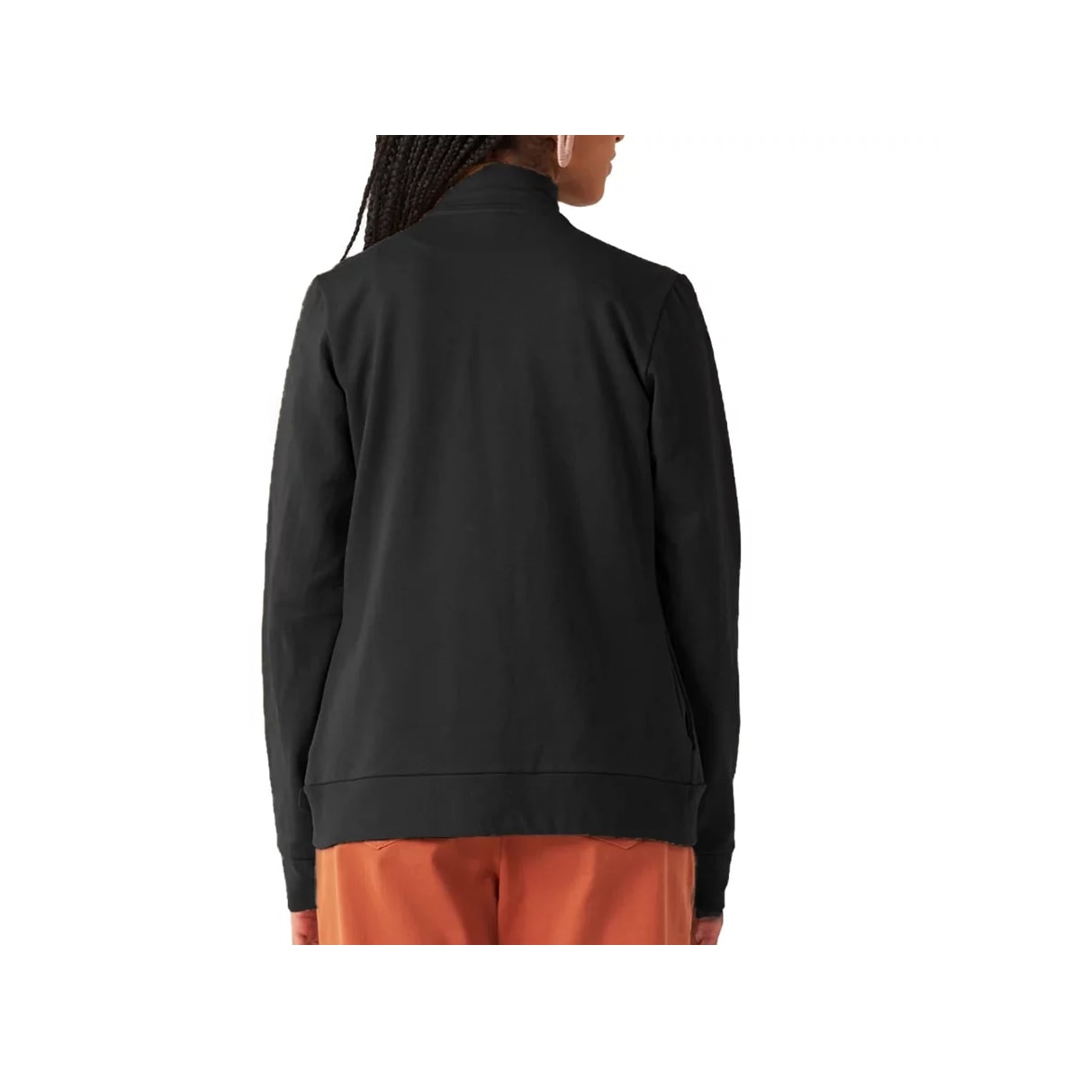 Jaqueta Malwee Moletom Feminina Tradicional 26298 Preto