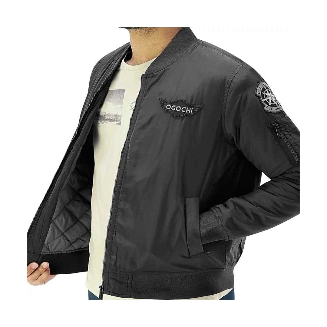 Jaqueta Ogochi Masculina Bomber 27493001 Preto Jaqueta Ogochi Masculina Bomber 27493001 Preto