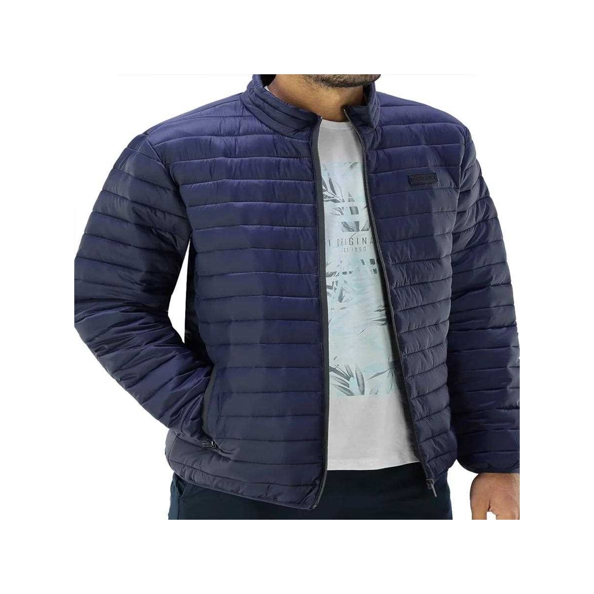Jaqueta Ogochi Masculina Slim Puffer 27498002 Marinho Jaqueta Ogochi Masculina Slim Puffer 27498002 Marinho