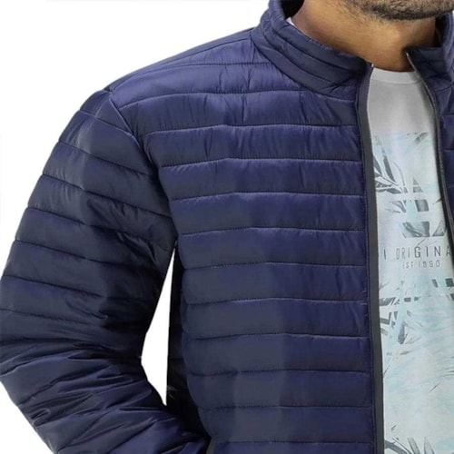 Detalhe - Jaqueta Ogochi Masculina Slim Puffer 27498002 Marinho
