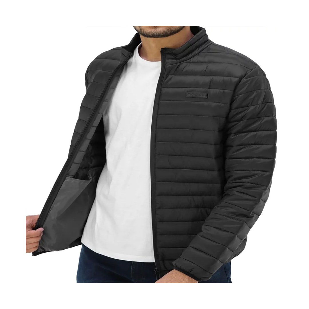 Jaqueta Ogochi Masculina Slim Puffer 27498002 Preto Jaqueta Ogochi Masculina Slim Puffer 27498002 Preto