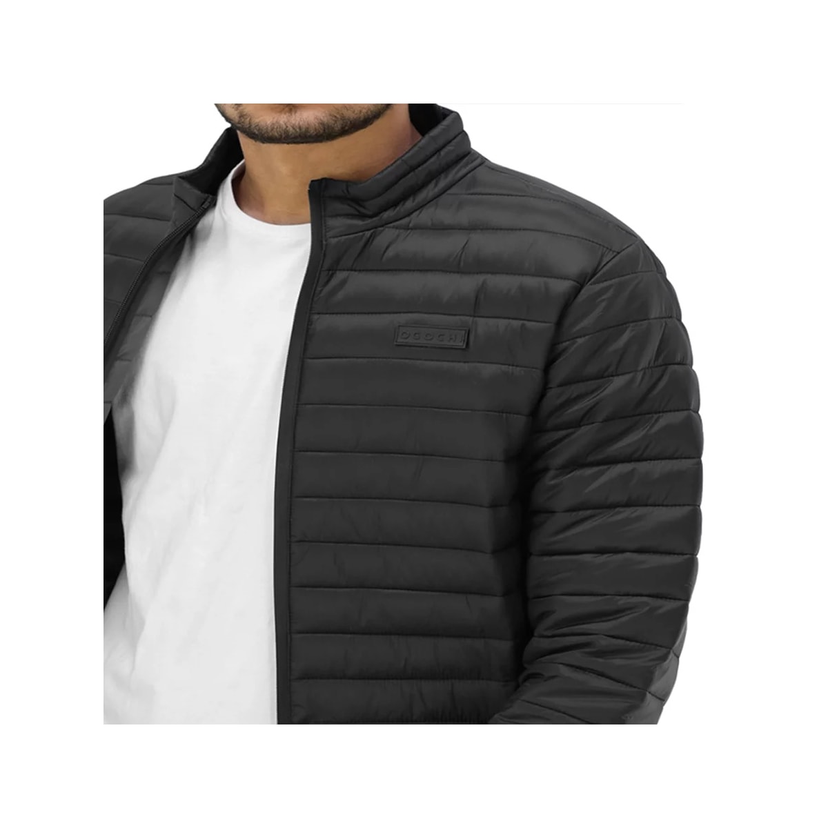 Jaqueta Ogochi Masculina Slim Puffer 27498002 Preto Jaqueta Ogochi Masculina Slim Puffer 27498002 Preto