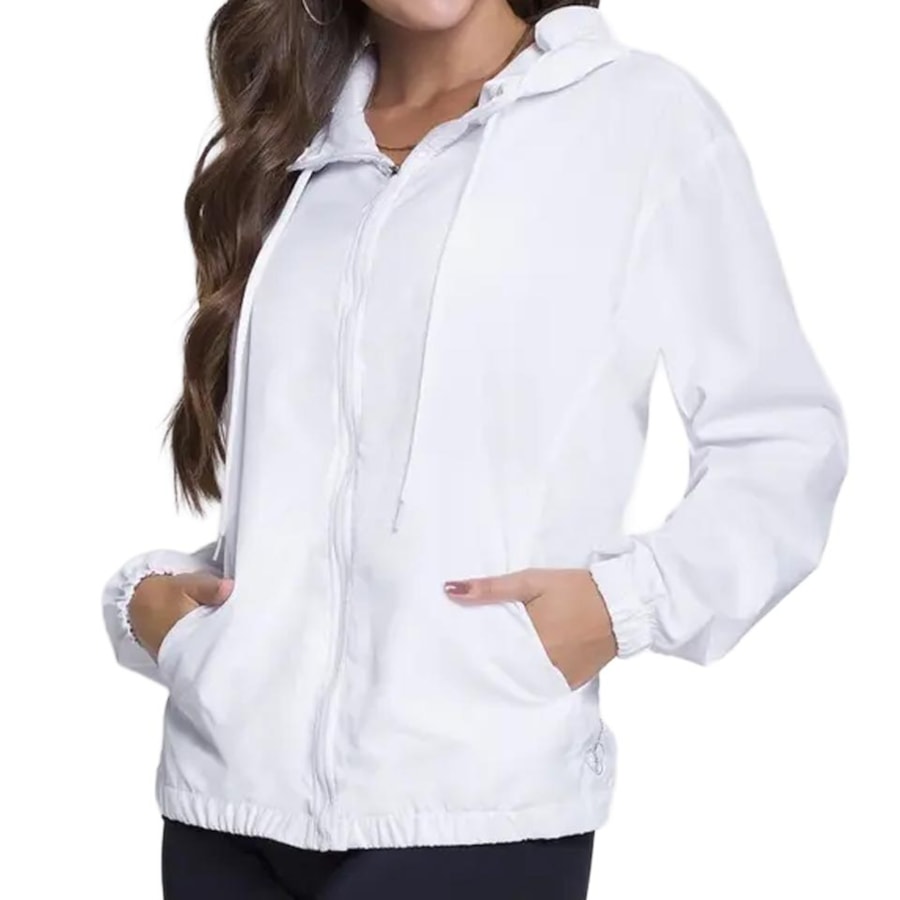 Jaqueta Selene Corta Vento Feminina 22025 Branco