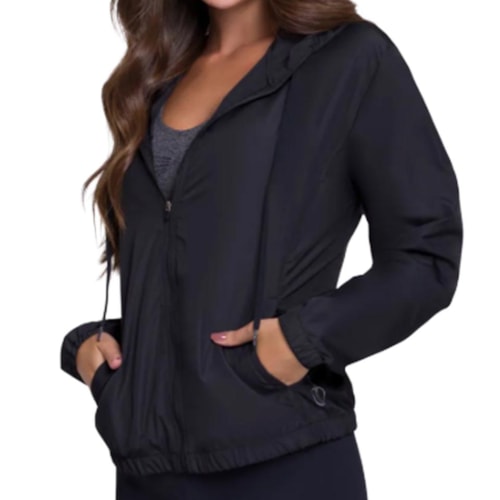 Jaqueta Selene Corta Vento Feminina 22025 Preto