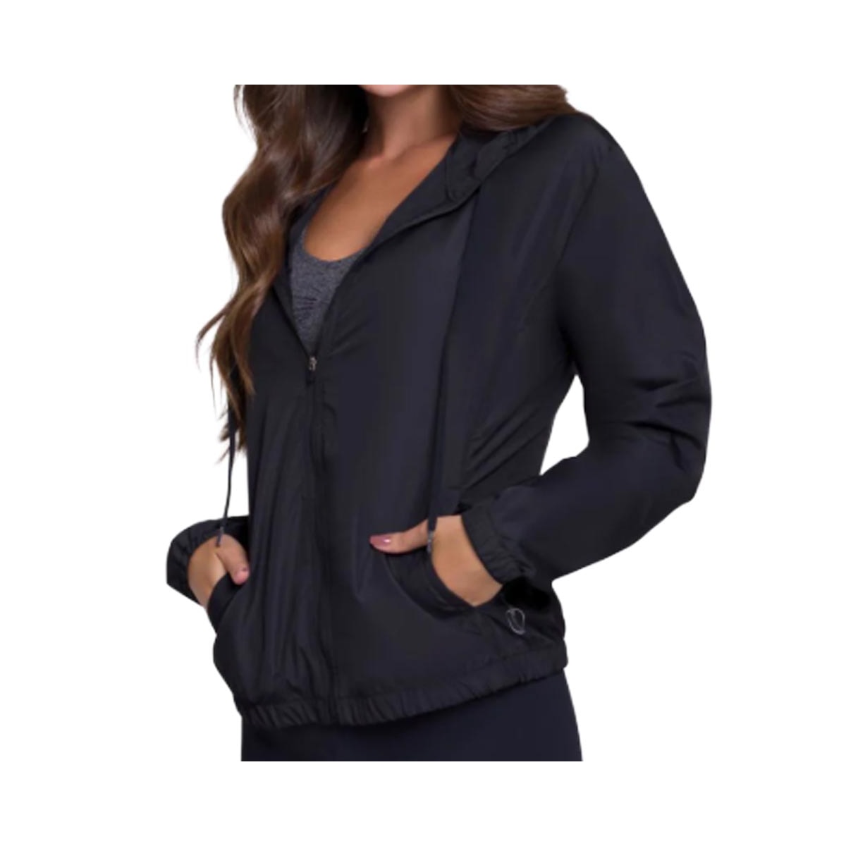 Jaqueta Selene Corta Vento Feminina 22025 Preto Jaqueta Selene Corta Vento Feminina 22025 Preto