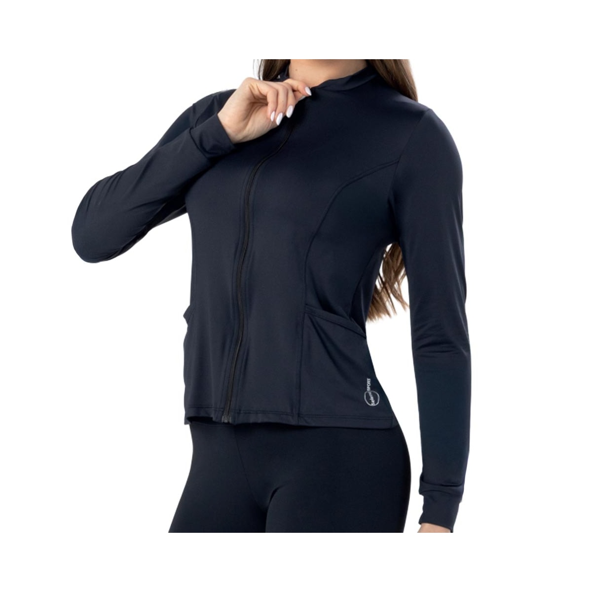 Jaqueta Selene Fitness Proteção Uv 50+ 22026 Preto