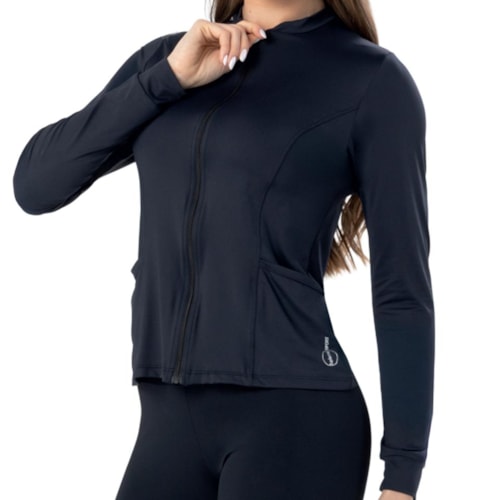 Jaqueta Selene Fitness Proteção Uv 50+ 22026 Preto