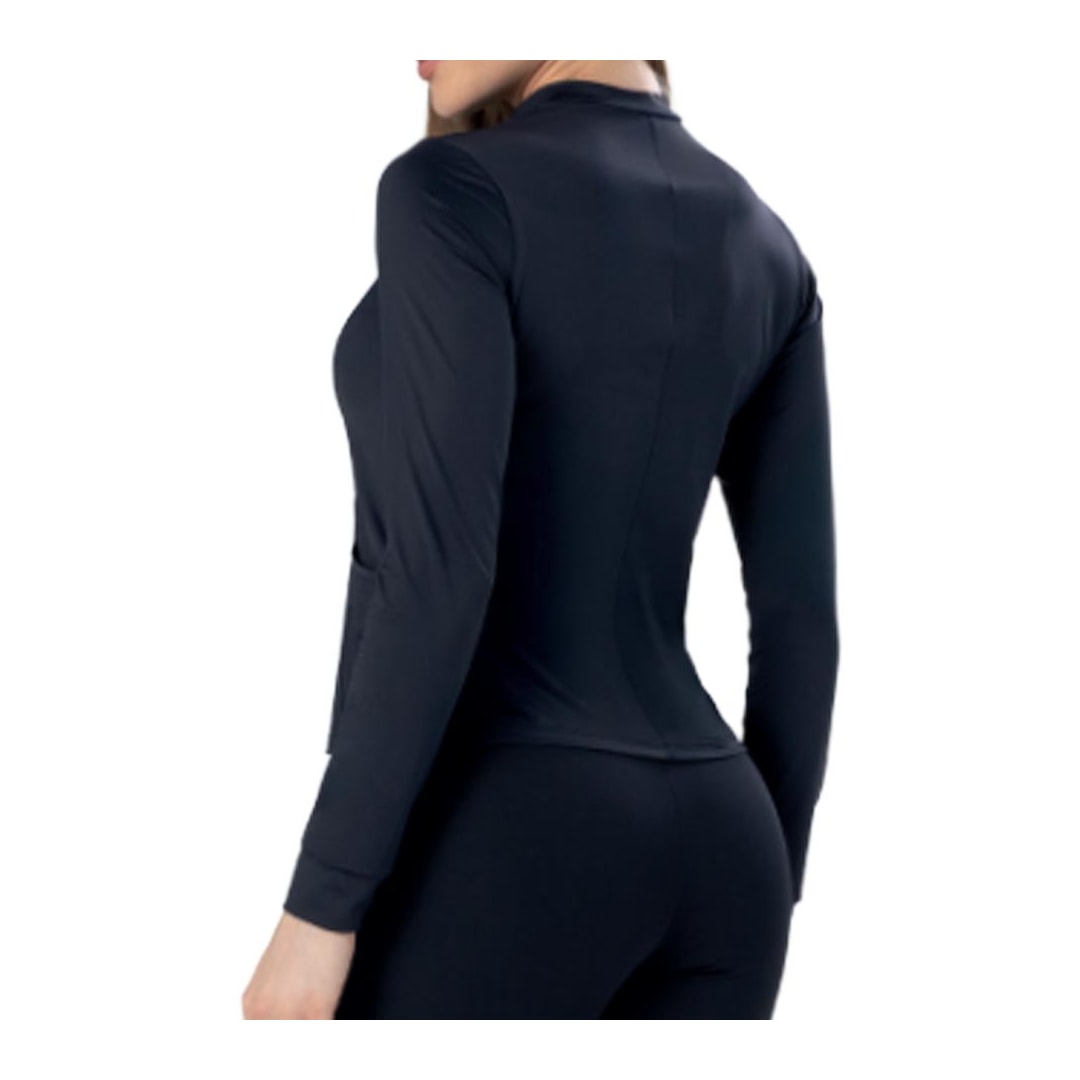 Jaqueta Selene Fitness Proteção Uv 50+ 22026 Preto
