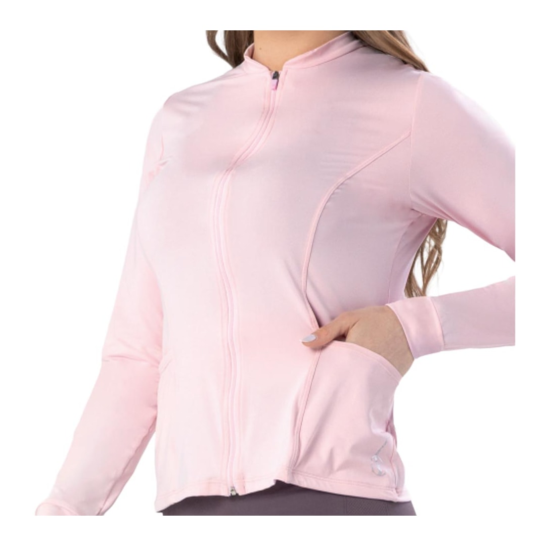 Jaqueta Selene Fitness Proteção Uv 50+ 22026 Rosa Claro Jaqueta Selene Fitness Proteção Uv 50+ 22026 Rosa Claro