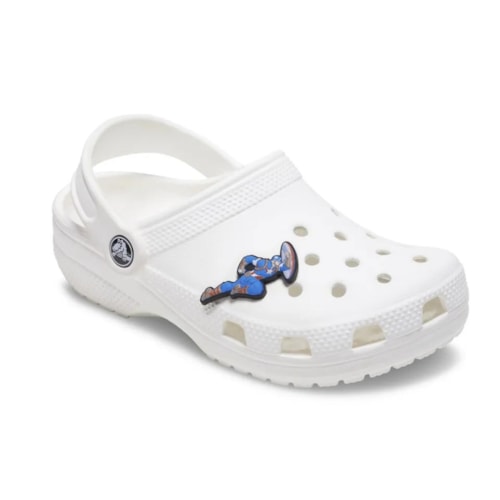 Detalhe - Jibbitz Crocs Avengers Captain America 10015185 Azul