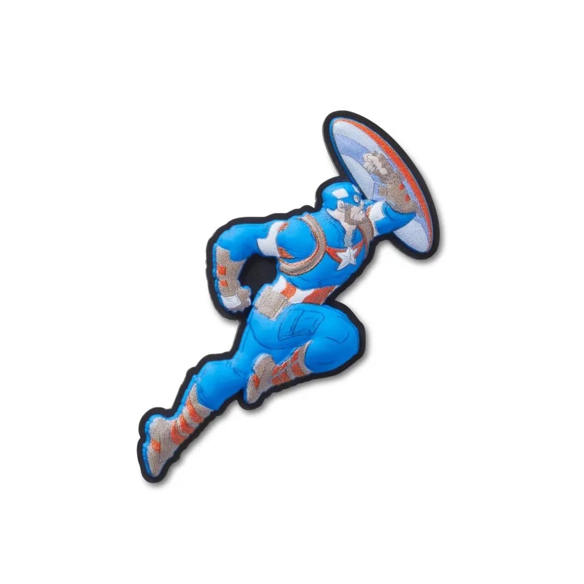 Jibbitz Crocs Avengers Captain America 10015185 Azul Jibbitz Crocs Avengers Captain America 10015185 Azul