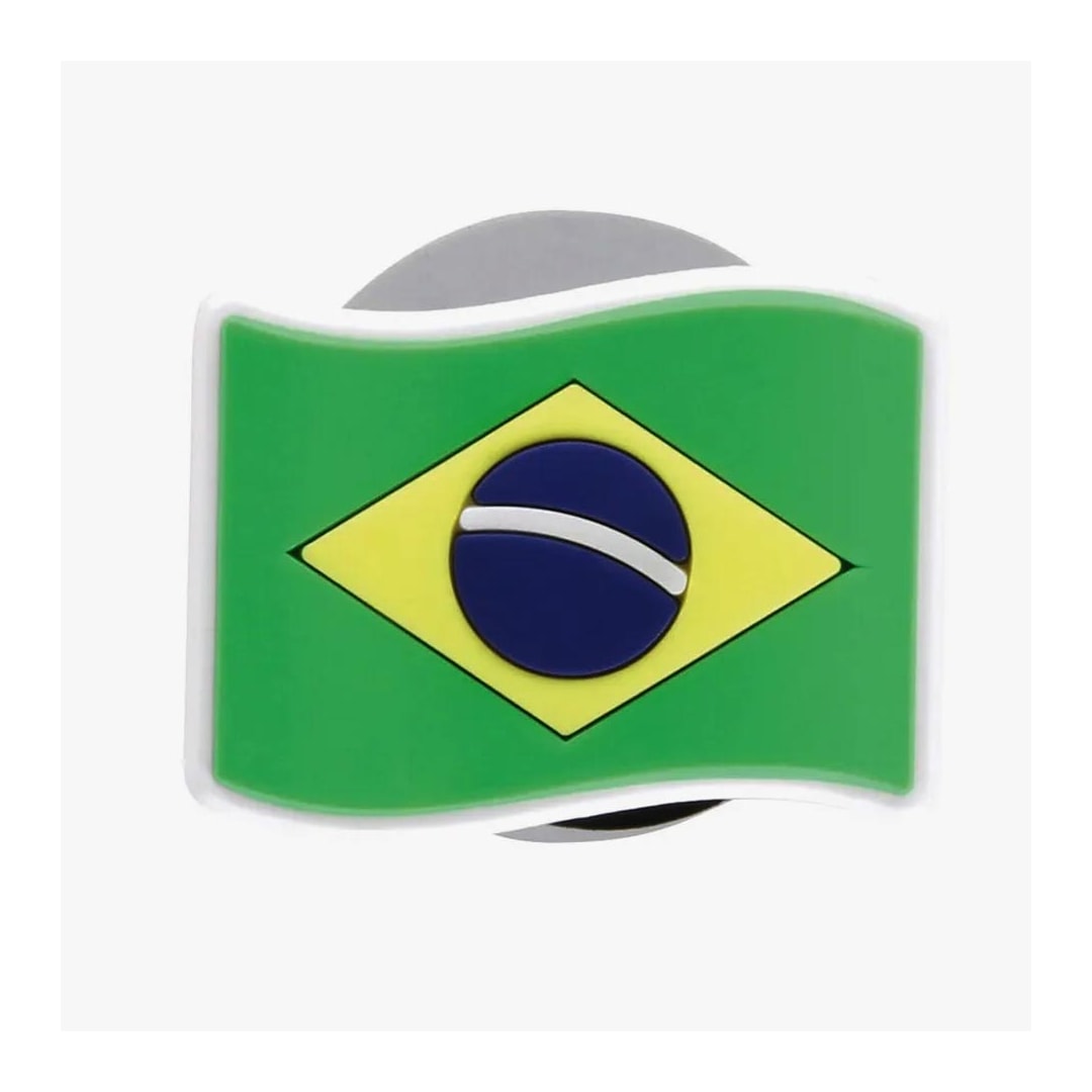 Jibbitz Crocs Brazil Flag 10006919 Verde Jibbitz Crocs Brazil Flag 10006919 Verde
