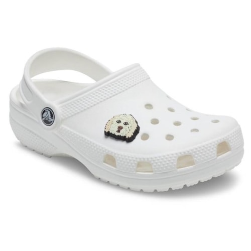 Detalhe - Jibbitz Crocs Chill Girl Cachorro 10009500-2 Nude