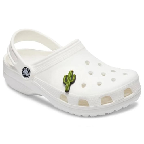 Detalhe - Jibbitz Crocs Chill Girl Cactos 10009500-1 Verde