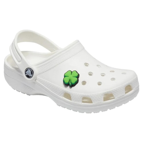 Detalhe - Jibbitz Crocs Clover 10007376 Verde