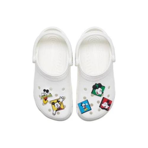 Detalhe - Jibbitz Crocs Dtp 90S Mickey 10011430 Michey Azul