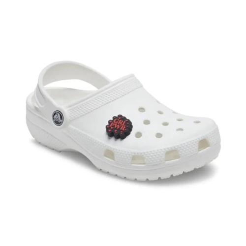 Detalhe - Jibbitz Crocs Grl Pwr Buble 10009346 Preto