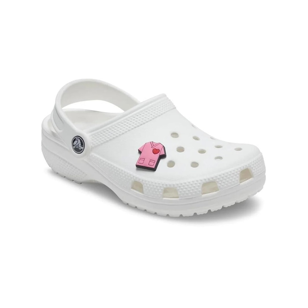 Jibbitz Crocs Heart Scrub 10009446 Rosa
