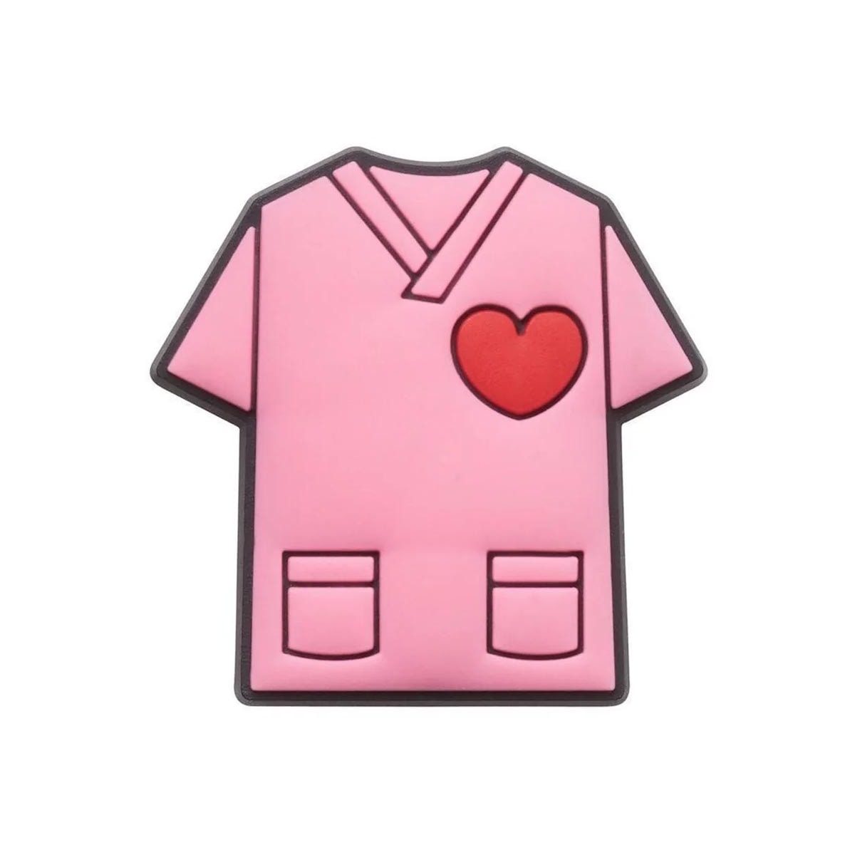 Jibbitz Crocs Heart Scrub 10009446 Rosa Jibbitz Crocs Heart Scrub 10009446 Rosa