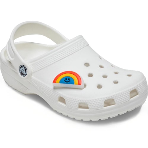 Detalhe - Jibbitz Crocs Lights Up Rainbow Smile 10010806 Arco Iris