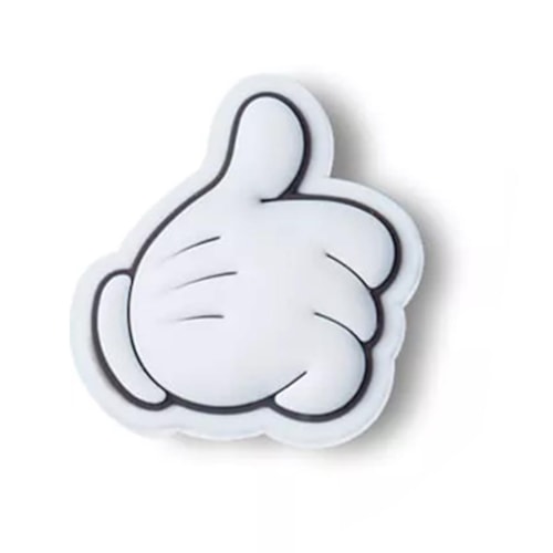 Jibbitz Crocs Mickey Pant Luva 10014478-5 Branco Jibbitz Crocs Mickey Pant Luva 10014478-5 Branco