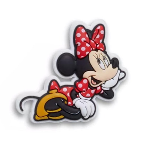 Jibbitz Crocs Minnie Dress Minnie Deitada 10014479-2 Vermelho Jibbitz Crocs Minnie Dress Minnie Deitada 10014479-2 Vermelho