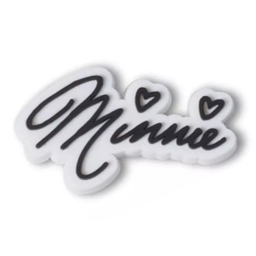 Jibbitz Crocs Minnie Dress Placa 10014479-4 Branco Jibbitz Crocs Minnie Dress Placa 10014479-4 Branco