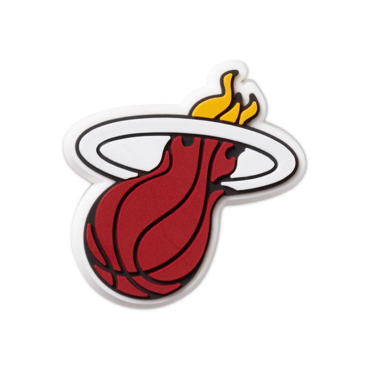 Jibbitz Crocs Nba Miamihatlogo 10011527 Branco Jibbitz Crocs Nba Miamihatlogo 10011527 Branco