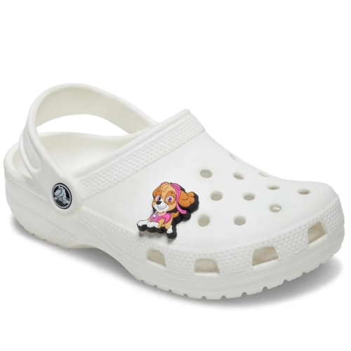 Detalhe - Jibbitz Crocs Paw Patrol Skye P01069 10012056 Rosa