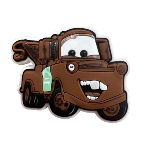 Detalhe - Jibbitz Crocs Pixar Mater 10017259 Marrom