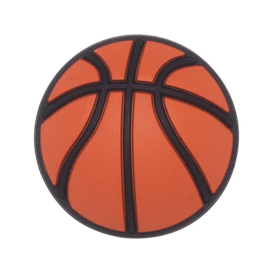 Jibbitz Crocs Textured Basketball 10015078 Marrom Jibbitz Crocs Textured Basketball 10015078 Marrom