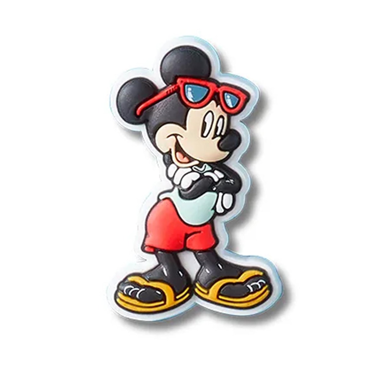 Jibbitz Crocs Vacation Mickey Chinelo 10013564 Preto Jibbitz Crocs Vacation Mickey Chinelo 10013564 Preto