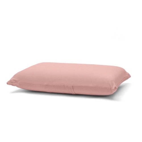 Detalhe - Jogo Bouton Lençol Casal 3 Peças Rolinho Rosa Pastel