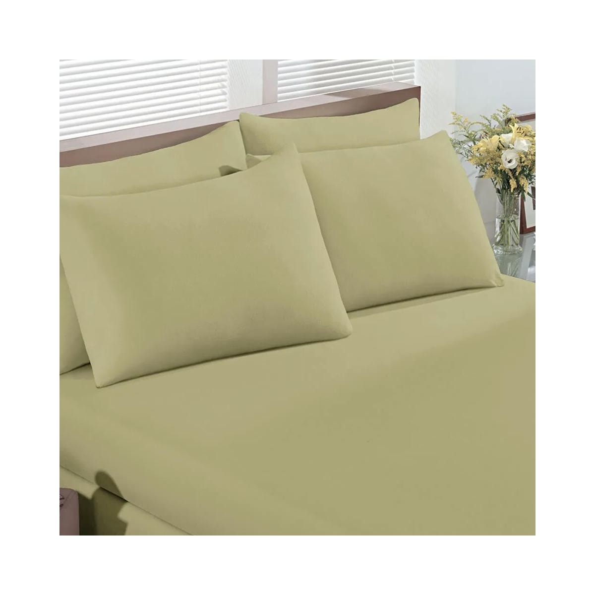 Jogo Bouton Lençol King 3 Peças Rolinho Trigo