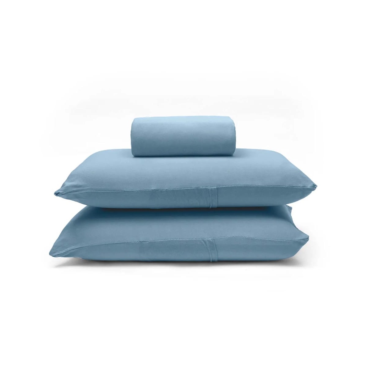 Jogo Bouton Lençol Queen 3 Peças Rolinho Jeans